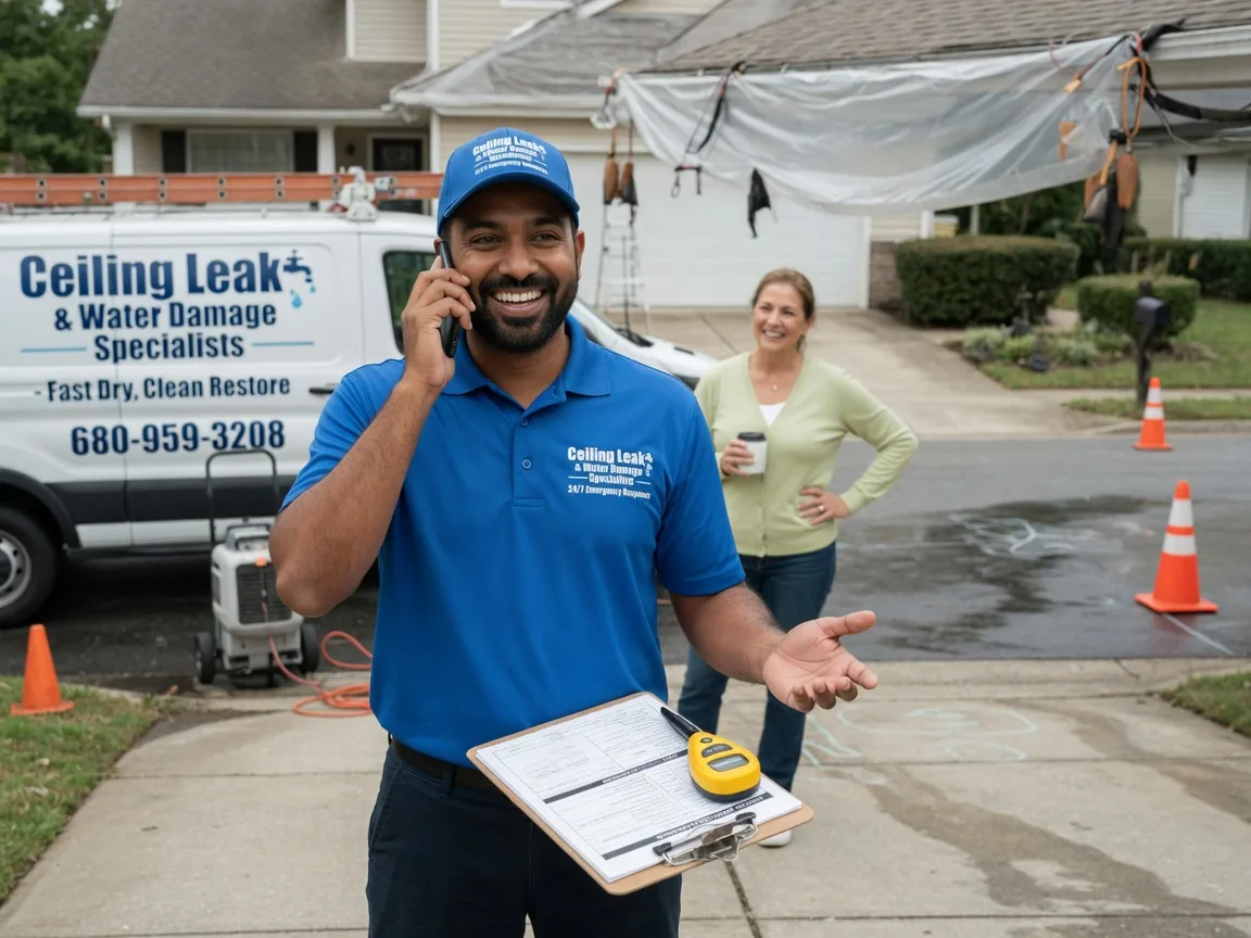 Ceiling Leak Cleanup Camden, OH FAQs